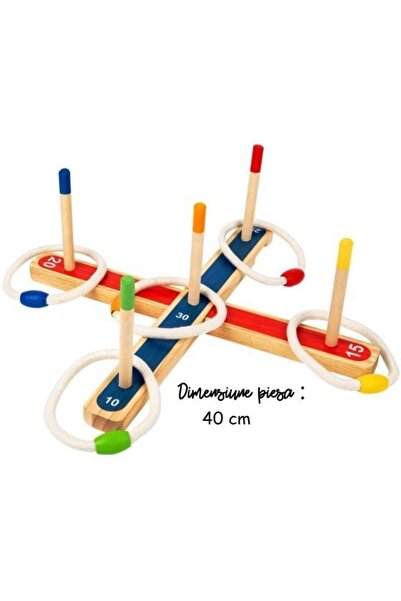 Stuniko Wooden Ring Toss Game for Children Educational Toy for Coordination a...