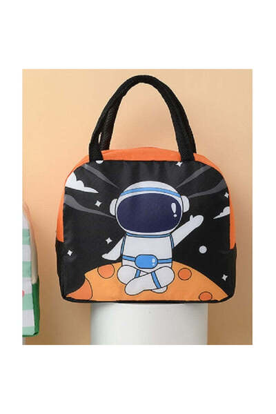 vivimall Insulated Bag Astronaut Print Black | HappyTote 7