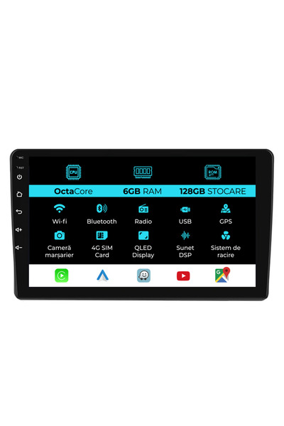 OEM Navigatie Dedicata Kia Ceed (2006 - 2012), 9Inch, 6Gb Ram, 128Gb Stocare,...