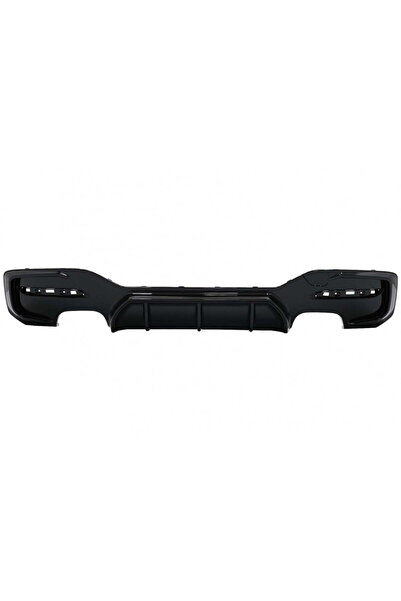 OEM Difuzor Bara Spate Evacuare Dubla Negru Lucios compatibil cu BMW Seria 1 ...