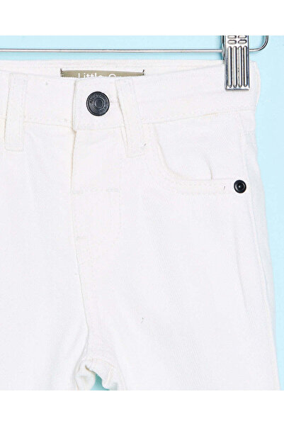 REDTAG Infant Boys White Stretch Denim Jeans