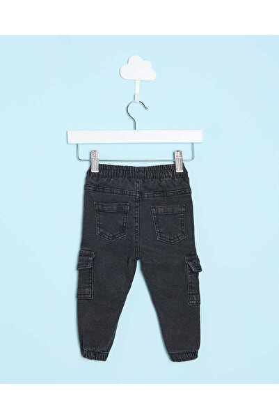 REDTAG Infant Boys Navy Stretch Denim Jogger Jeans