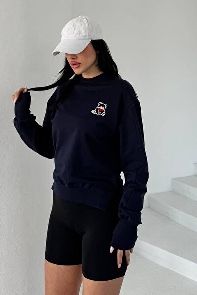 CİDDE Sweat pentru femei din țesătură modală cu mâneci