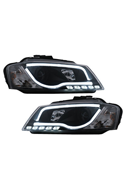 OEM Faruri LED DRL compatibil cu Audi A3 8P Facelift Hatchback Sportback (200...