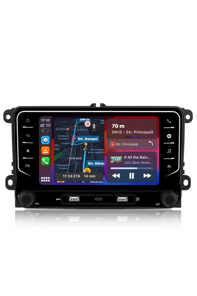 OEM Navigație dedicată Skoda, 7 inci, 4 GB RAM, 64 GB stocare, Apple Carplay,...