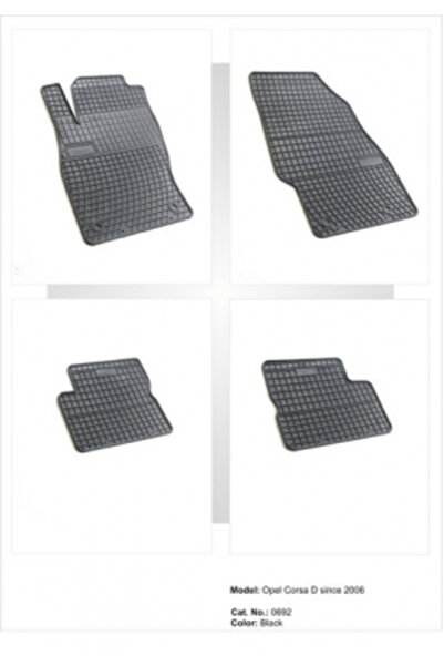 OEM Covoare cauciuc OPEL ADAM 2013->
