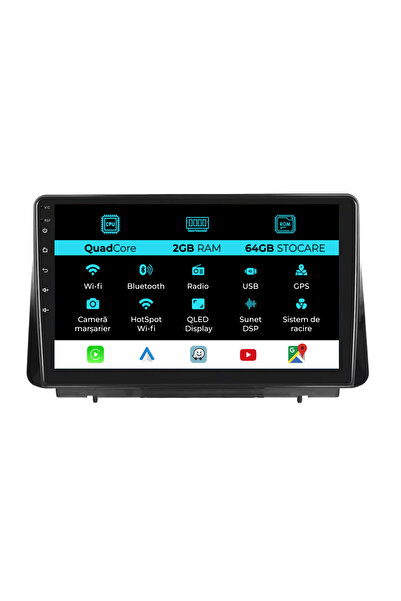 OEM Navigatie Android Dedicata Ford Focus (2018-2024), 9Inch, 2Gb Ram, 64Gb S...