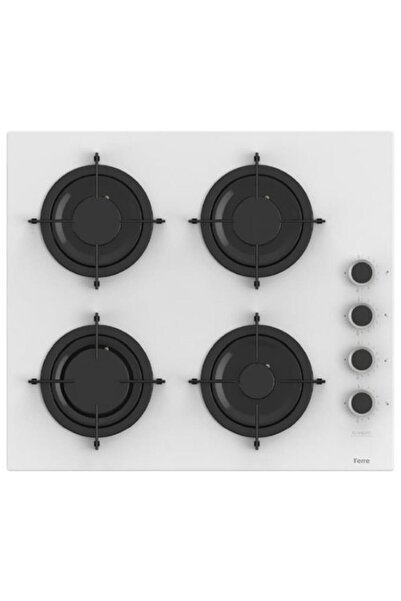 Ferre CS206 FA 60 cm Beyaz FLAME ART Ankastre Ocak