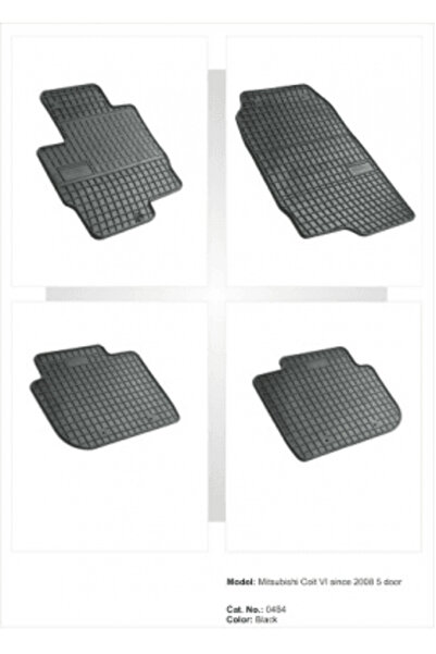 OEM Covoare cauciuc MITSUBISHI COLT VI 5 usi 2008->