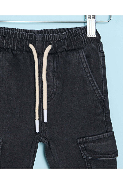 REDTAG Infant Boys Navy Stretch Denim Jogger Jeans