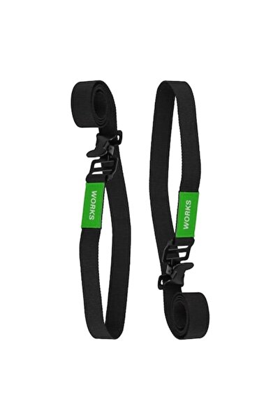 FONIX StrapGuard – Adjustable Metal-Buckle Fixing Straps, 109 x 2.5 cm, Durable Textile, Green