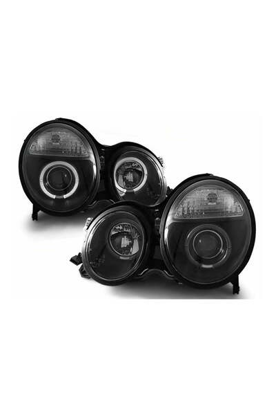 OEM Faruri Angel Eyes compatibil cu Mercedes E-Class W210 S210 (06.1999-2002)...