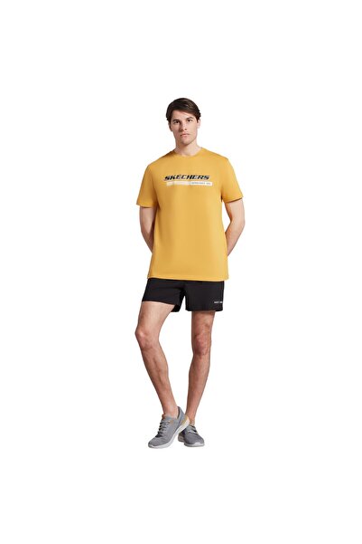 SKECHERS M Big Logo Men's Yellow T-Shirt S222247-210