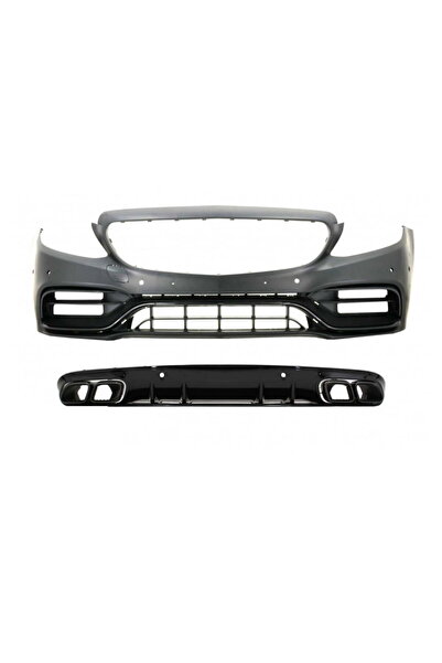 OEM Bara Fata cu Difuzor Spate compatibil cu Mercedes C-Class A205 Cabriolet ...