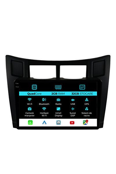 OEM Navigatie Dedicata Toyota Yaris (2005-2011), 9Inch, 2Gb Ram, 32Gb Stocare...