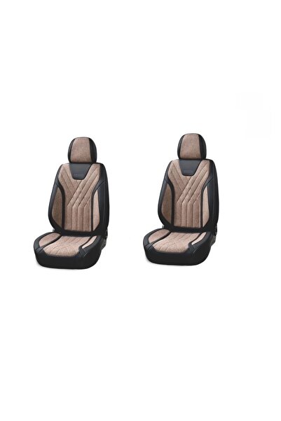 OEM Set huse scaune auto fata-spate universale piele ecologica neagra cu mate...