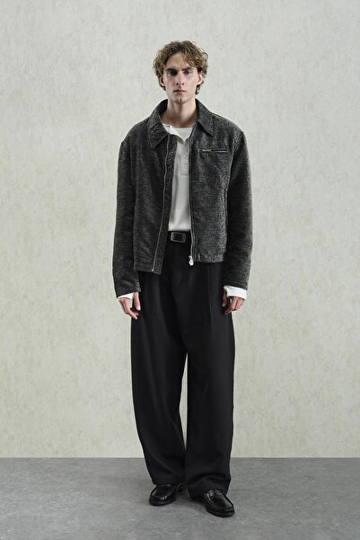 GIESTO Jacquard Textured Jacket