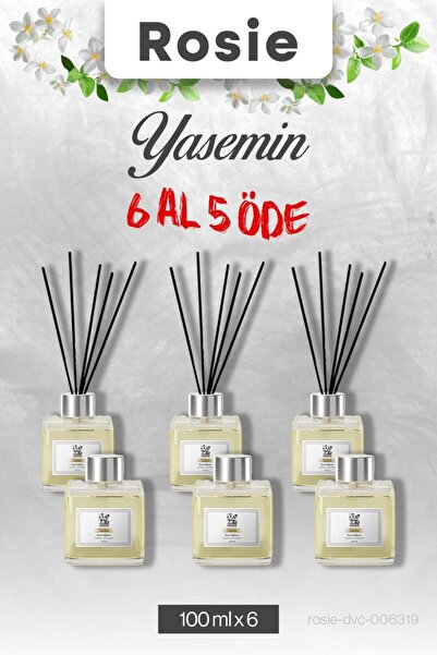 Rosie Yasemin 6 AL 5 ÖDE, Çubuklu Oda Kokusu 100 ml