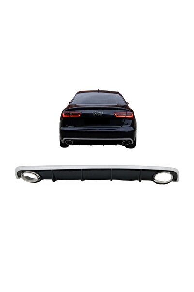OEM Difuzor Bara Spate si Ornamente Evacuare compatibil cu Audi A6 C7 4G Limo...