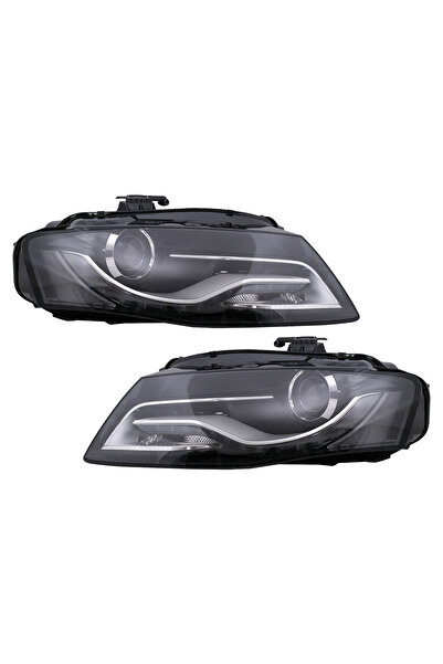 OEM Faruri Cu Lumini de zi Integrate LED (DRL) compatibil cu Audi A4 B8 8K (2...