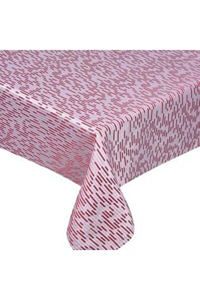 Silver Star Față de masă decorativă de Crăciun cu dungi albe și roșii și lure...