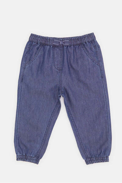 REDTAG بنطلون جينز أزرق للبنات الرضع