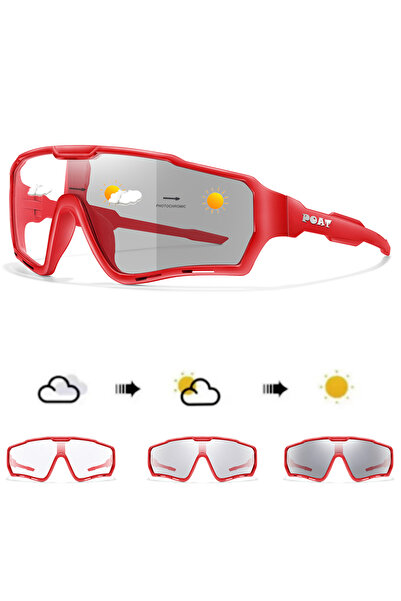 Choice نظارات شمسية AP4 POAT جديدة كليًا بتصميم فوتوكروميك لركوب الدراجات وصي...