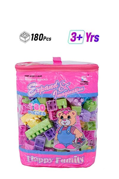 genernic مكعبات بناء جولد كيدز، ١٨٠ قطعة مع حقائب حمل ١٨٠