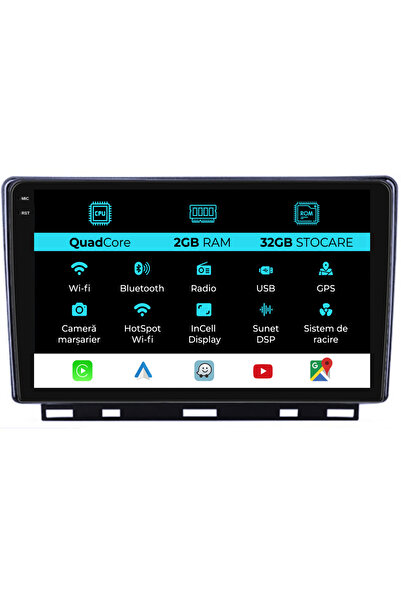 OEM Navigatie Dedicata Renault Clio 5 (2019-2024), 9Inch, 2Gb Ram, 32Gb Stoca...