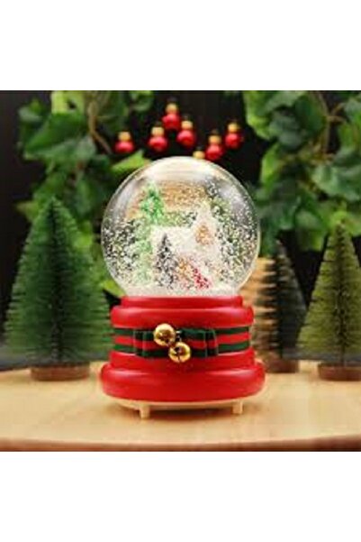 EXİZTİCARET New Year Snow Globe Round-Model 3