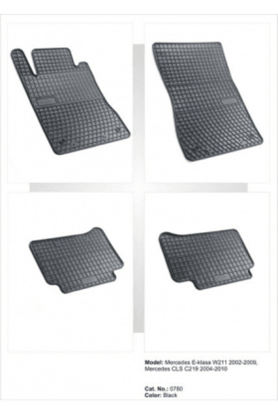 OEM Covoare cauciuc MERCEDES CLS C219 2004-2010