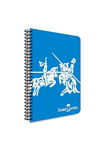 Faber Castell Faber-Castell Knights A4 100 Yaprak Plastik Kapak Spiralli Deft...
