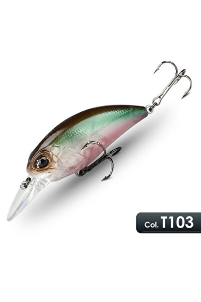 Choice طُعم صيد السمك PZ01-65F-T103 من ميريديث جيرك كرانك M65 عائم، 14 جرام، ...