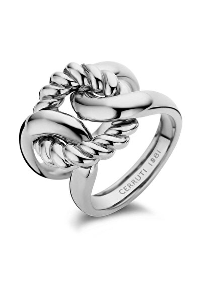 Cerruti 1881 Chiara Stainless Steel Finger Ring For Women