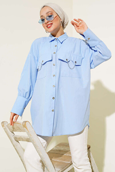 SHİROSA τουνίκ με λεπτομέρεια από αλυσίδα