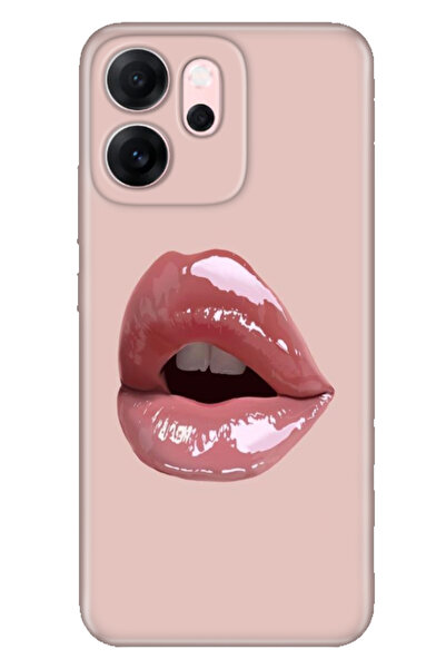 OPPO Reno 14F RetroTarz Kılıf Tema Art Desenli Baskılı Silikon Lipstick