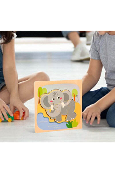 vivimall Puzzle 4 Pieces Elephant Model | MiniGeniu 5