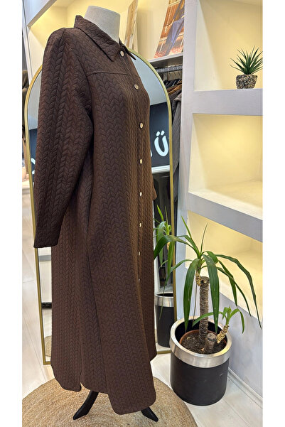 Invee 7039 kahve Çıtçıtlı Kap