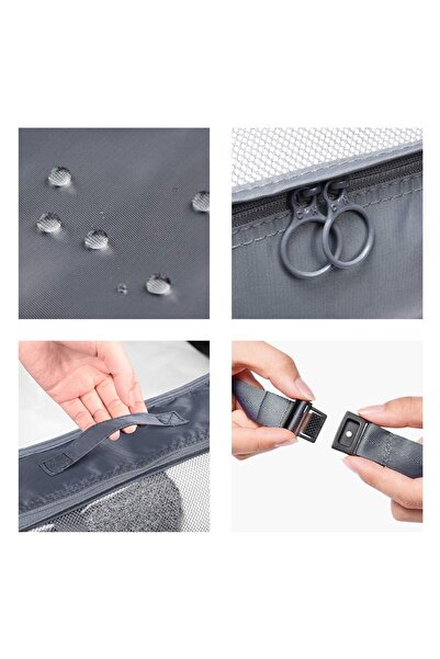 Blythornix Travel Packing Suitcase Organizers Set, Packing Cubes for Storage Luggage, Waterproof Bags 8 Packs