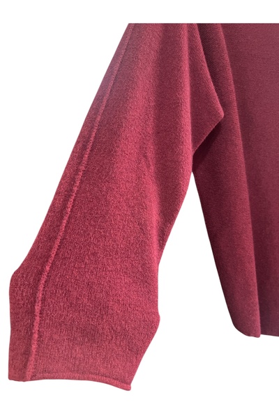 bdkgiyim V-Neck Long Sleeve Soft Italian Sweater