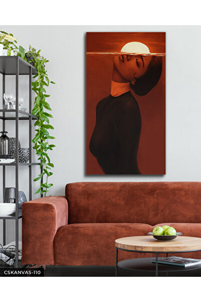 CeSht Sunrise Woman One Piece Canvas, Canvas Painting