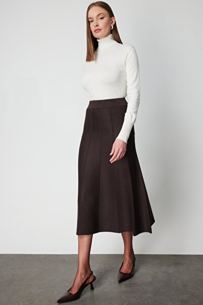 ON Pleated Midi Knit Skirt