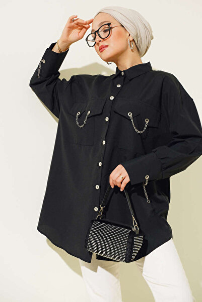 SHİROSA Tunic with Chain Detail