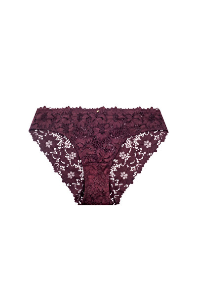 ESOTIQ Women's Elegant Briefs Panties Sheer Openwork Floral Lace Comfortable & Sexy | Lollipop