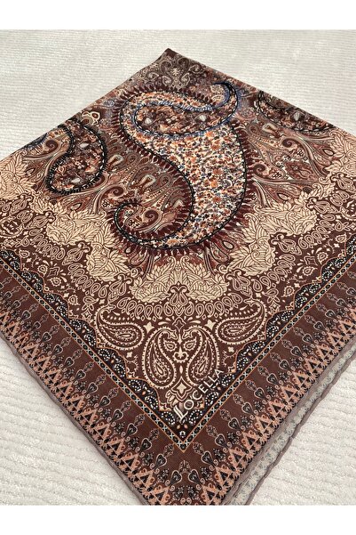 Butik Ethnic Patterned Square Soft Scarf