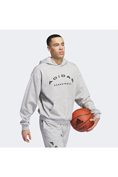 adidas Iw8253 Slt Fleece Hood Γκρι