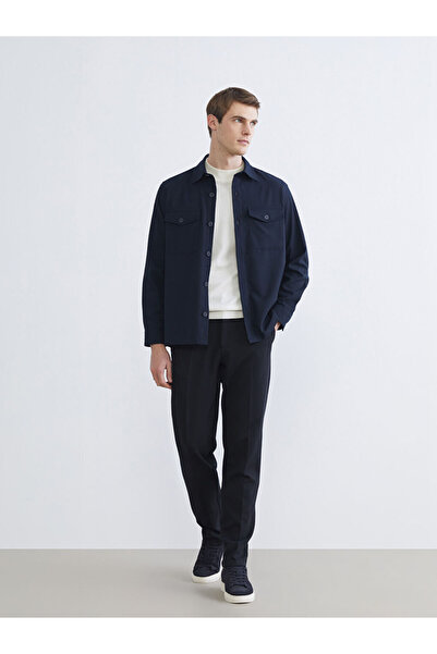 LC Waikiki Navy Blue Standard Size Men's Trousers