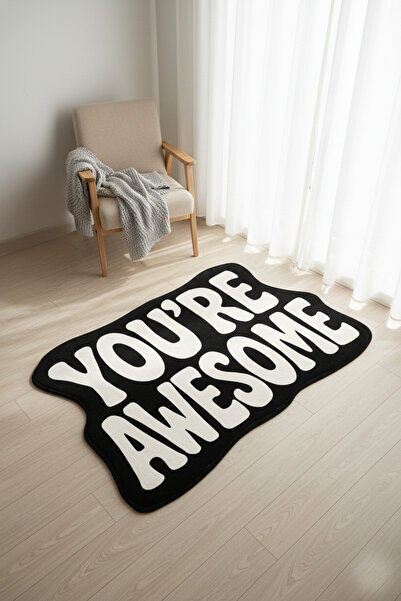 Markaev You're Awesome Dokuma Taban Halı 424 YNG