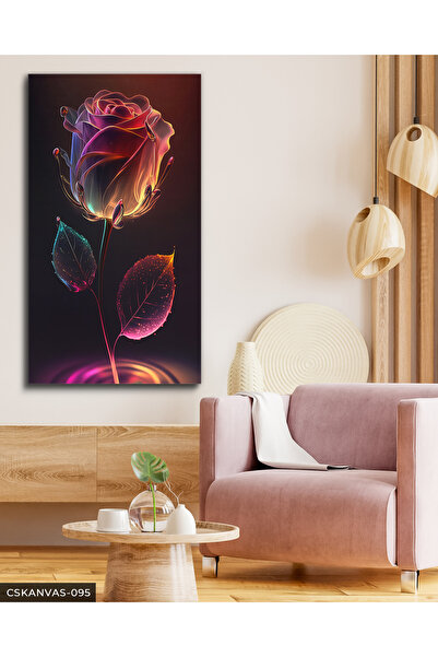 CeSht Colorful Flower One Piece Canvas, Canvas Painting