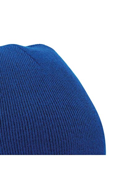 RONIC Căciulă beanie cu stea, mărime universală, unisex, albastră
